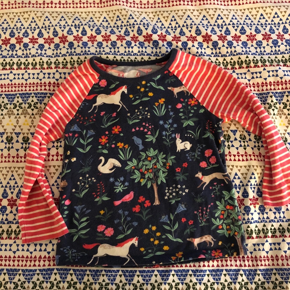 Girls mini boden shirt size 4-5 years